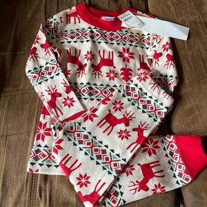 NWT Hanna Anderson Organic Cotton Christmas Pajamas 3T